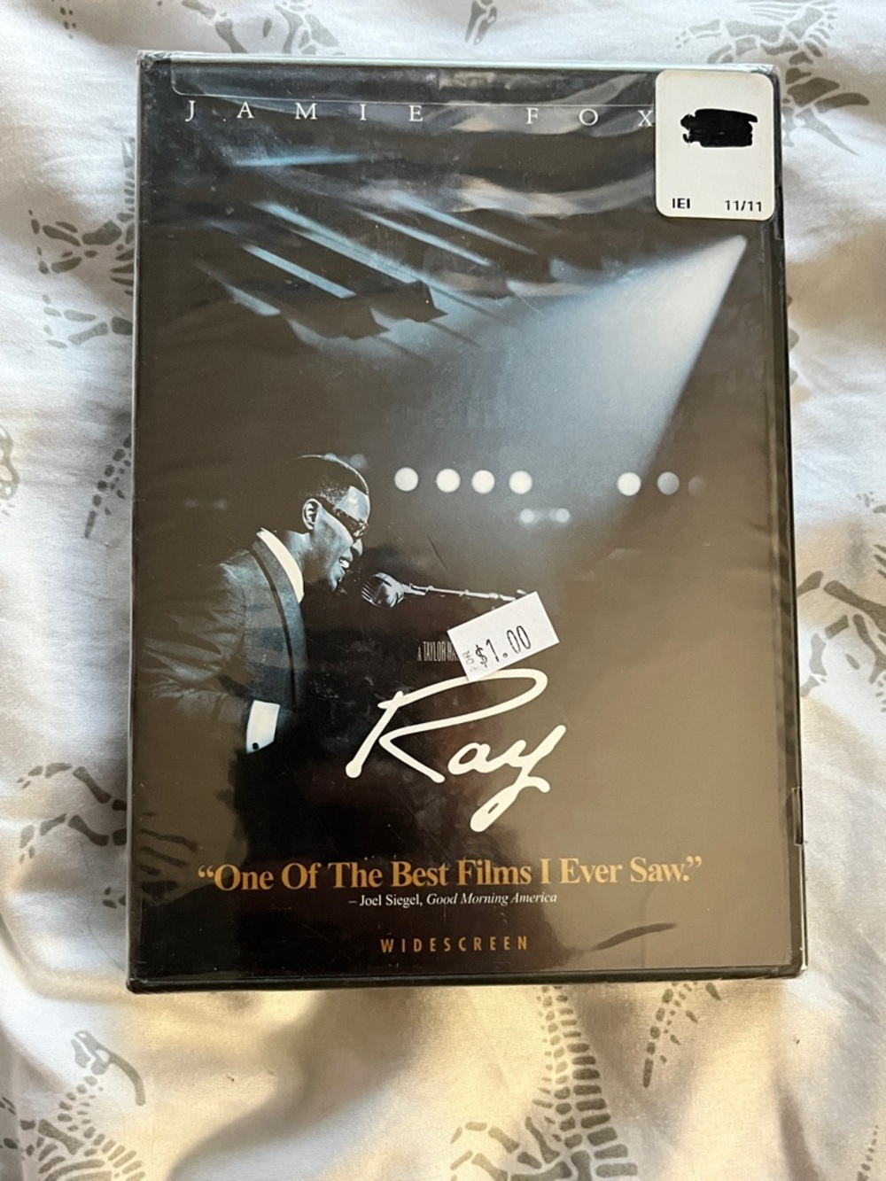 Ray DVD Movie - Black and White Cover